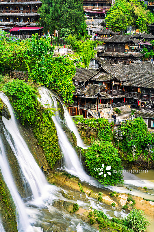 芙蓉镇——中国历史文化名镇图片素材