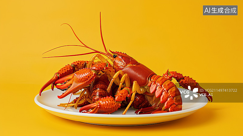 【AI数字艺术】蒜蓉小龙虾麻辣小龙虾夏天必备小龙虾素材图片素材