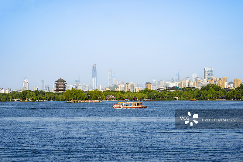 大明湖、超然楼图片素材