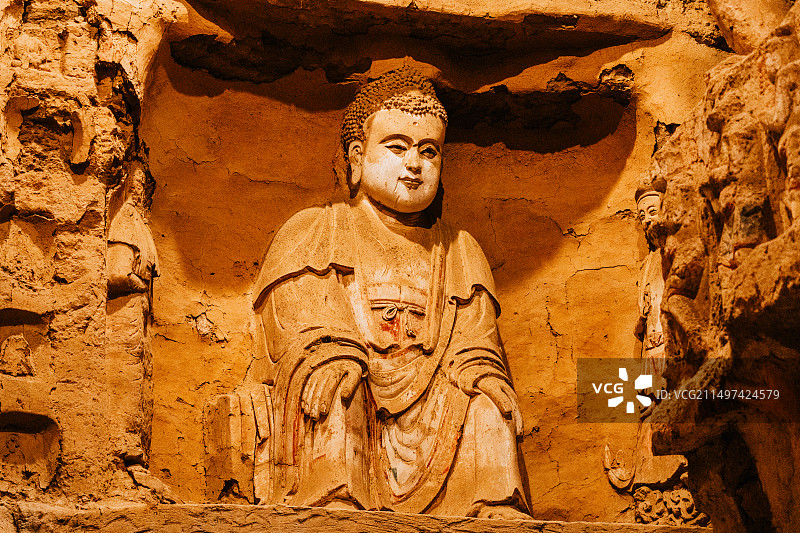 平凉泾川县王母宫石窟图片素材