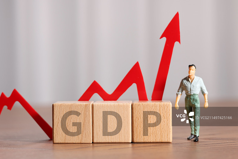 GDP 中国经济 国内生产总值 GDP增速图片素材