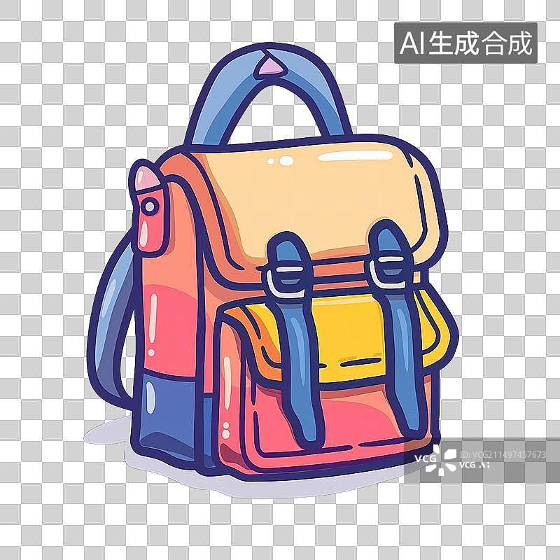 【AI数字艺术】书包图片素材