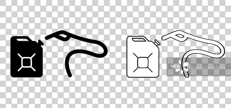 带把手的汽油桶图片素材