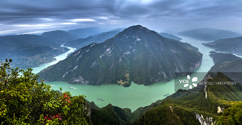 重庆瞿塘峡·天坑地缝图片素材
