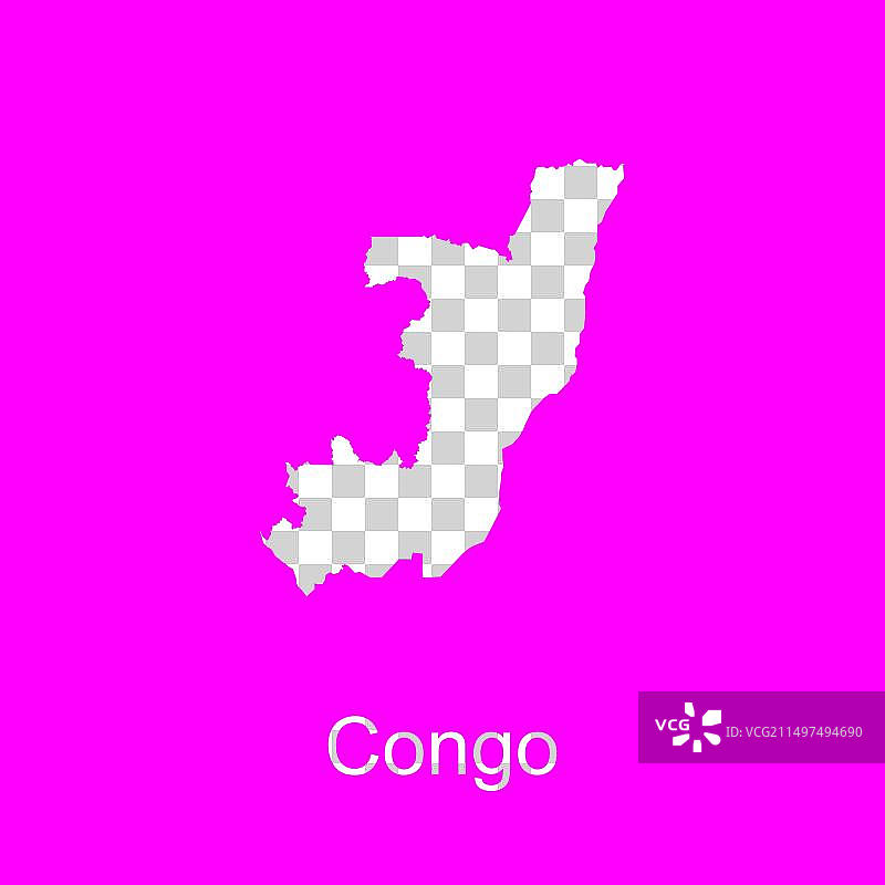 刚果地图图标图片素材