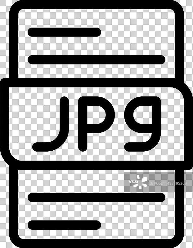 JPG文件类型图标文档格式设计图片素材