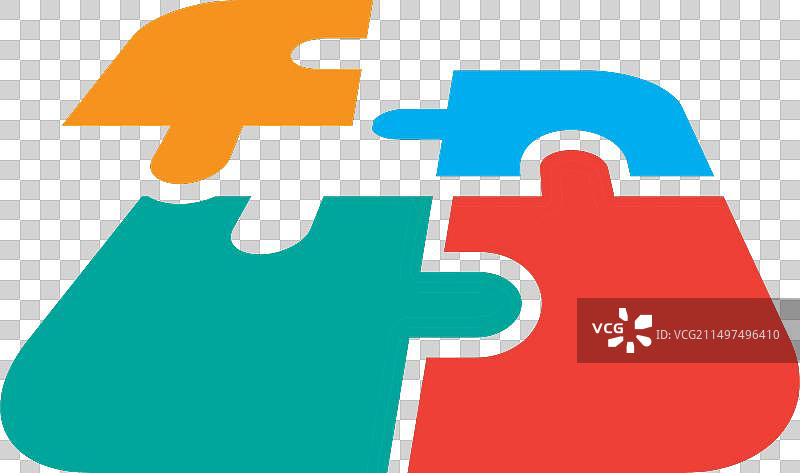 拼图碎片图标设计模板图片素材