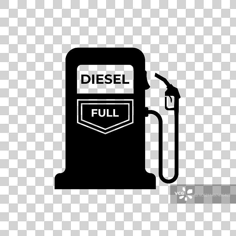 加油站图标，燃料汽油图片素材