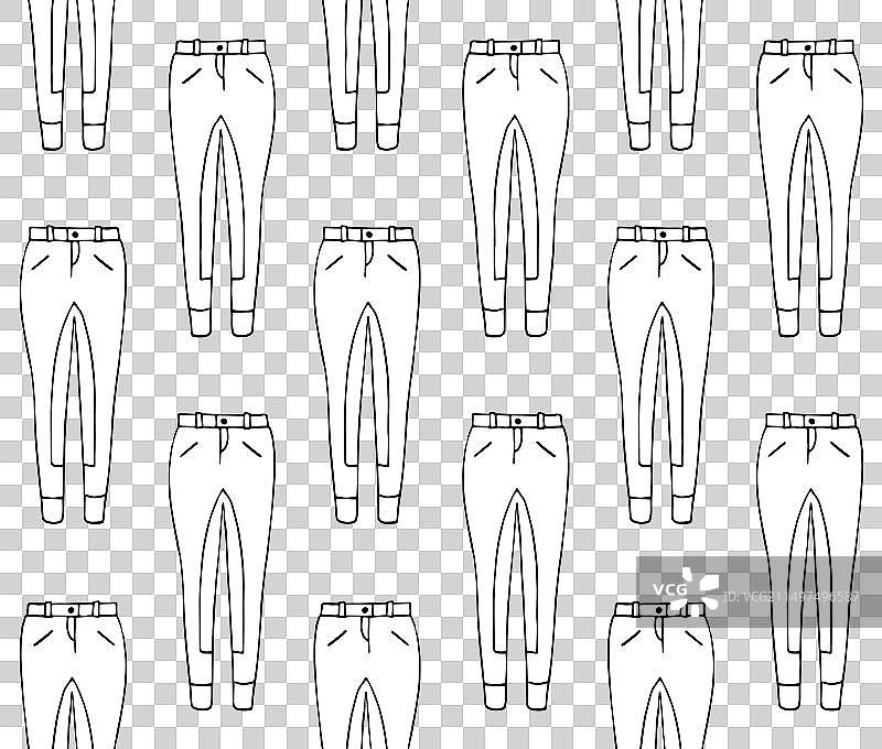 马术裤无缝图案图片素材
