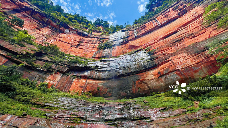 遵义市习水中国丹霞谷旅游景区图片素材
