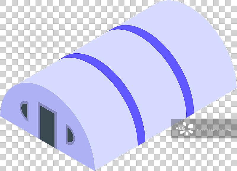北极探险基地2.5D图标图片素材