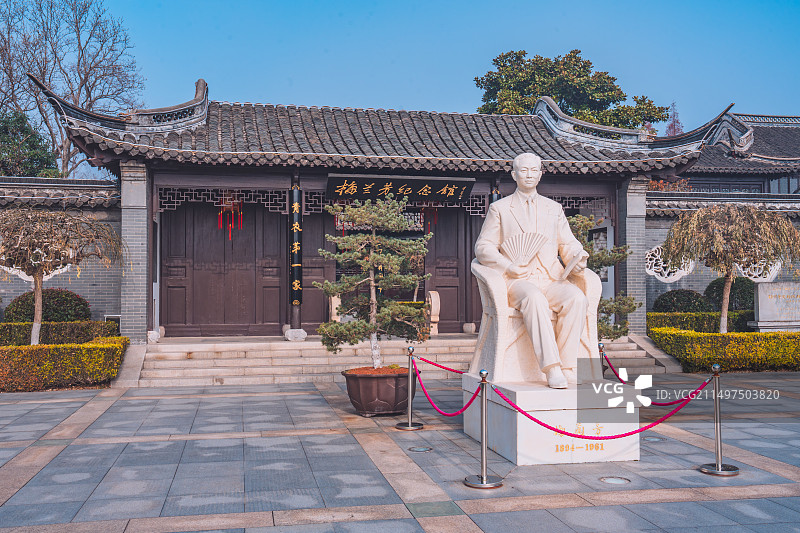 泰州梅园：梅兰芳纪念馆图片素材