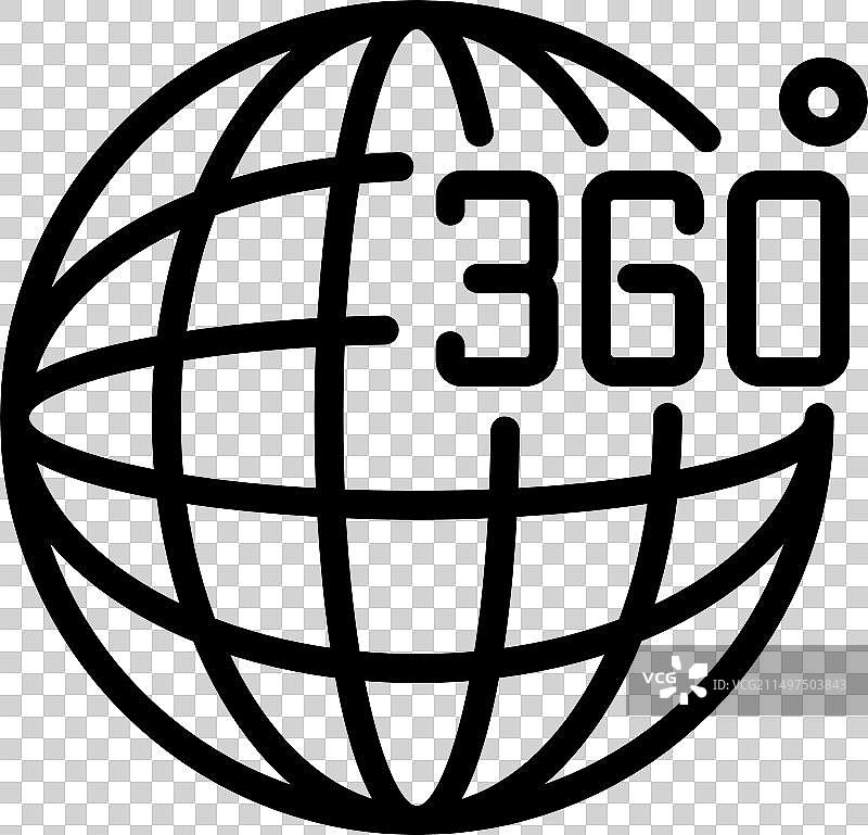 增强现实世界图标轮廓图片素材