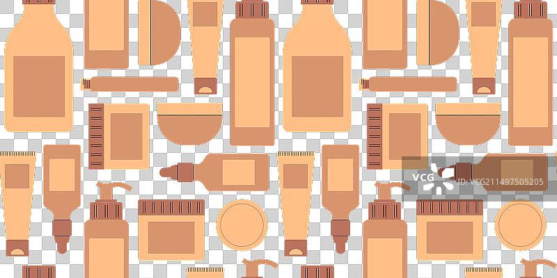 化妆品软管喷雾瓶图案图片素材