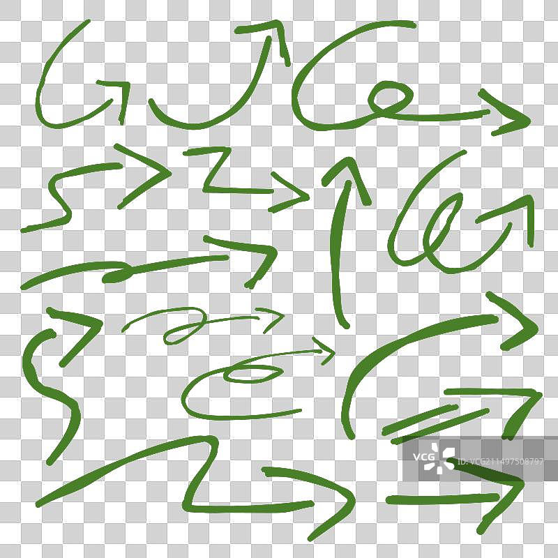 箭头符号轮廓合集图片素材