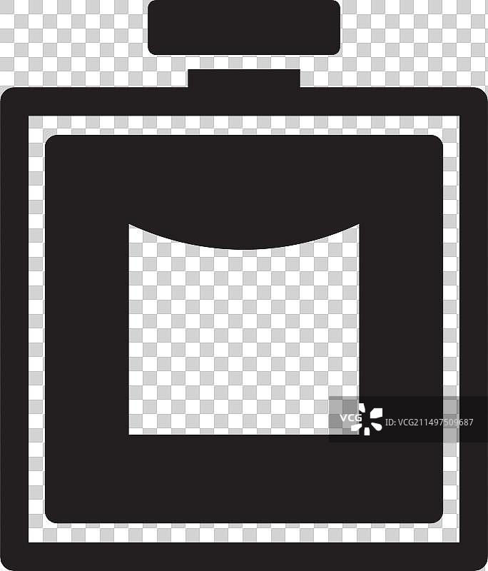 香水图标剪影设计模板图片素材