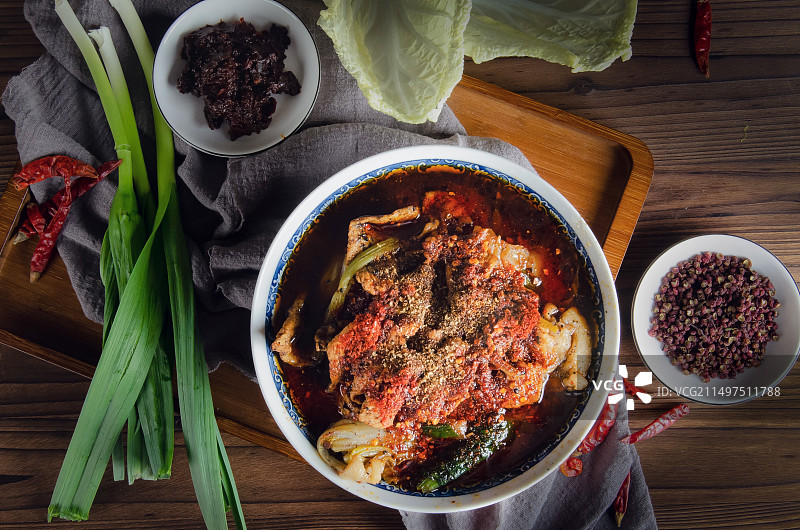 水煮肉片图片素材