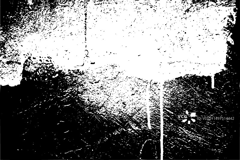 白色背景上的黑色Grunge纹理图片素材