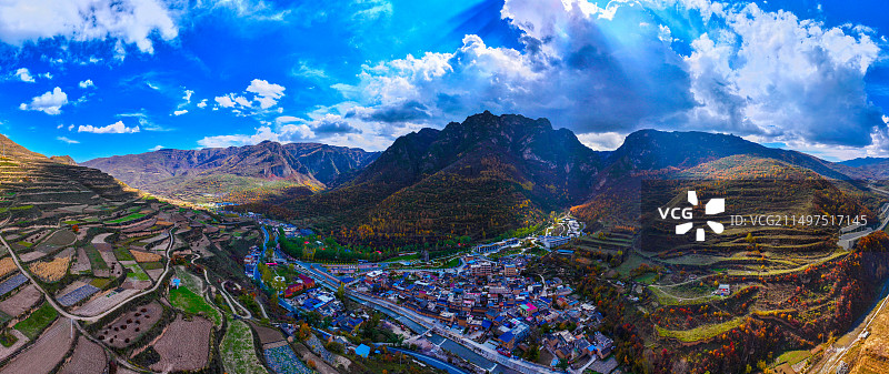 定西漳县遮阳山图片素材