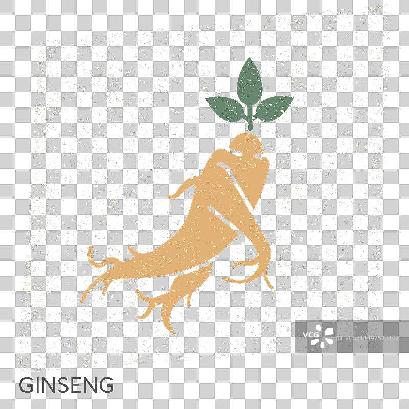 人参标志设计模板图片素材