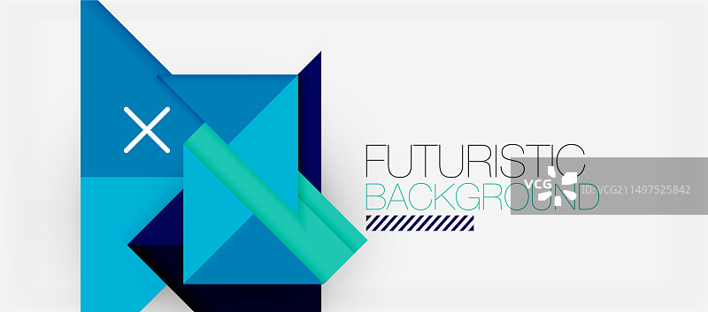 未来主义风格电光蓝设计图片素材