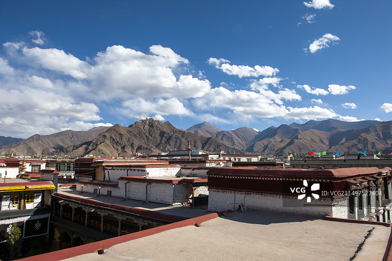 拉萨大昭寺弥勒殿图片素材