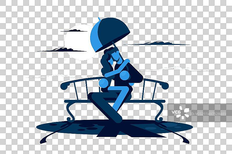 浪漫月夜图片素材