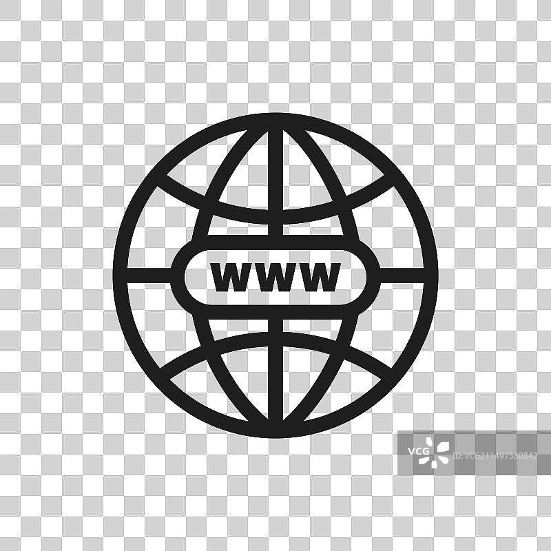 网址图标或网站图标或互联网地址图标图片素材