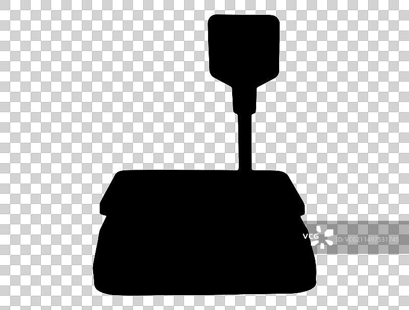 体重秤剪影艺术图片素材