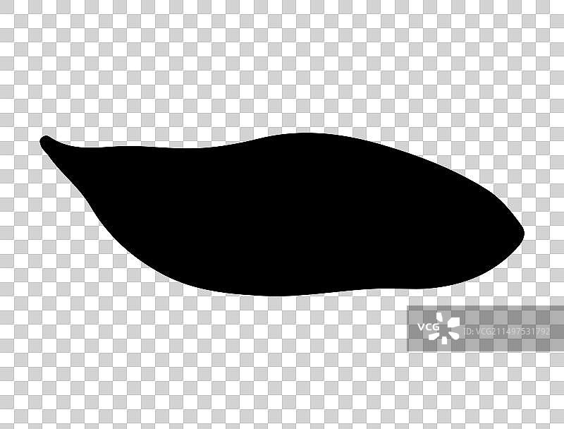 山药剪影艺术图片素材