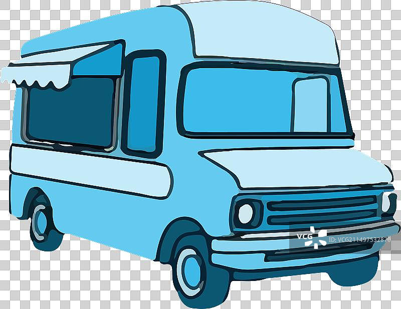 城市餐车图标图片素材