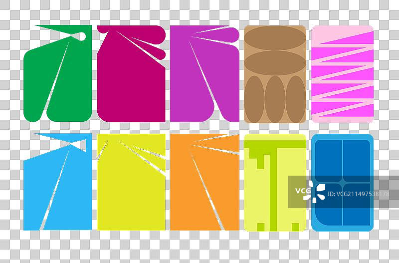 现代创意简约图形图片素材