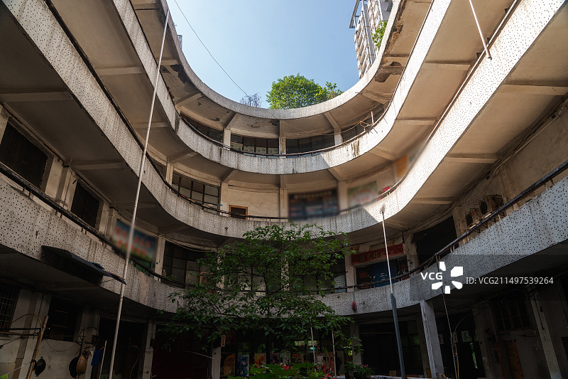 重庆老式居民楼图片素材