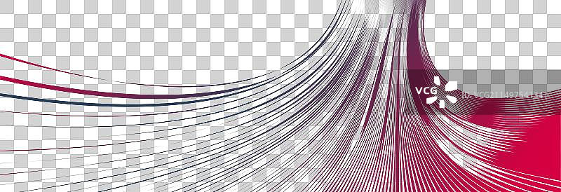 扭曲变形的线条抽象背景图片素材