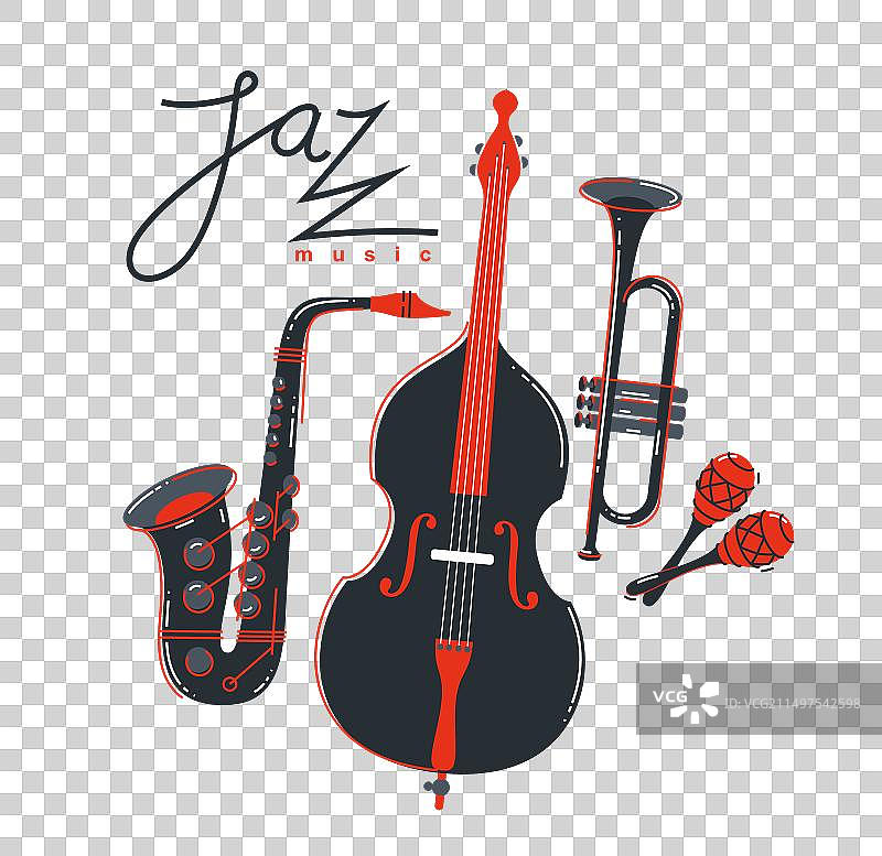 爵士音乐节乐队海报图片素材