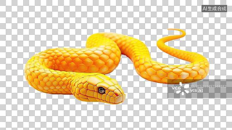 【AI数字艺术】一条蛇图片素材