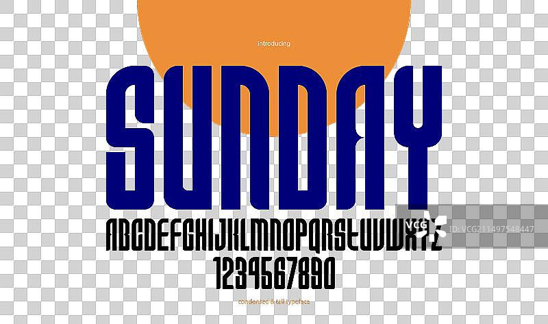 简约纤细的非衬线优雅展示字体图片素材