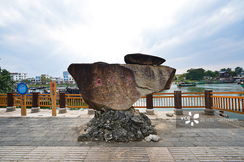 海南琼海潭门渔港图片素材