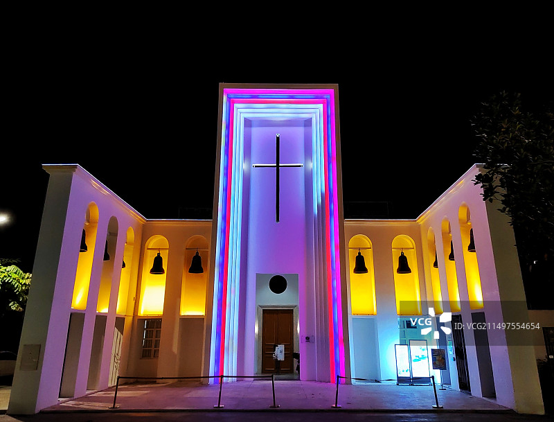 广州1978文创园白教堂图片素材