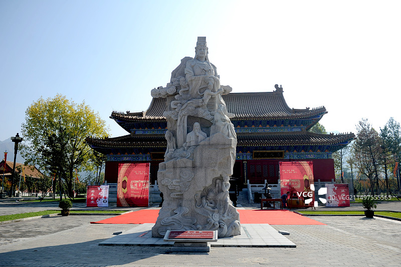 西安曲江楼观道文化展示区图片素材