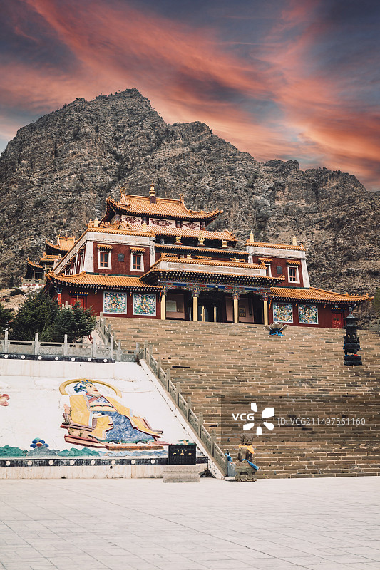 阿拉善左旗贺兰山广宗寺景区图片素材