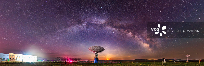 明安图天文台银拱图片素材