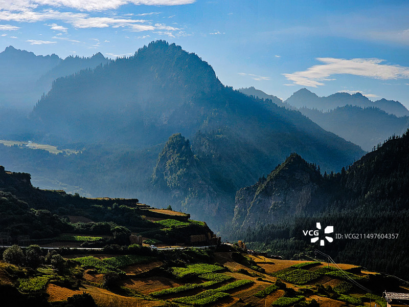 扎尕那风光图片素材