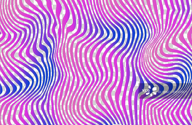 霓虹色彩虹彩波浪抽象赛博朋克图片素材