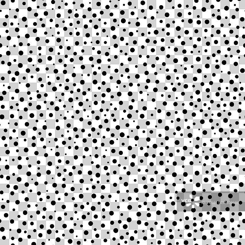 单色黑白格子无缝图案图片素材