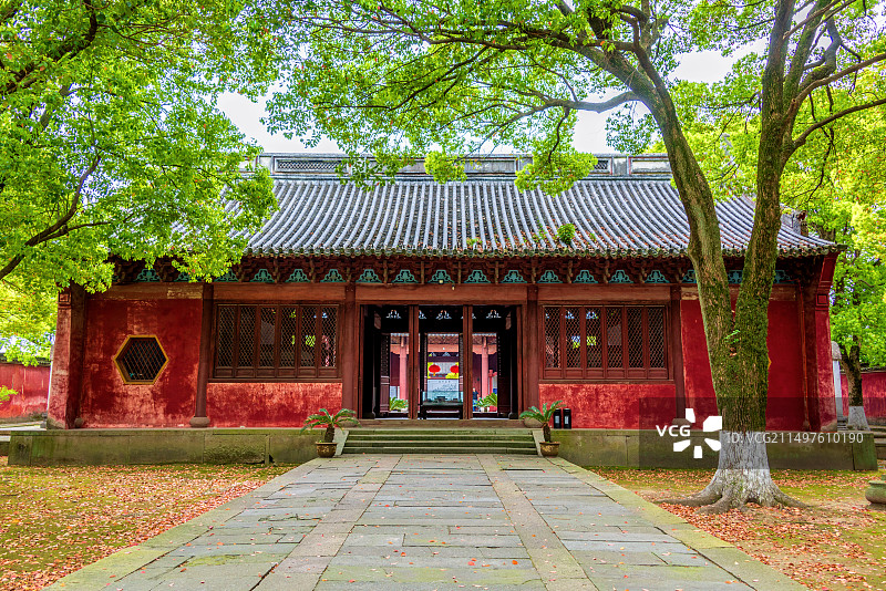 中国浙江嘉兴海宁盐官古城海神庙图片素材