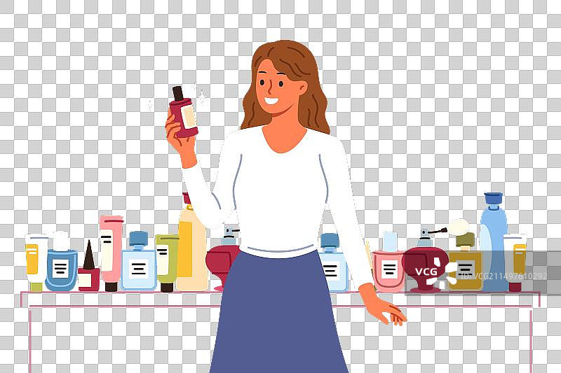 美容师选择最佳卸妆水图片素材