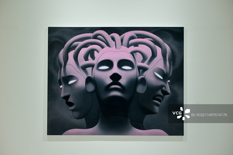 上海蜂巢的诸神的欲望展图片素材