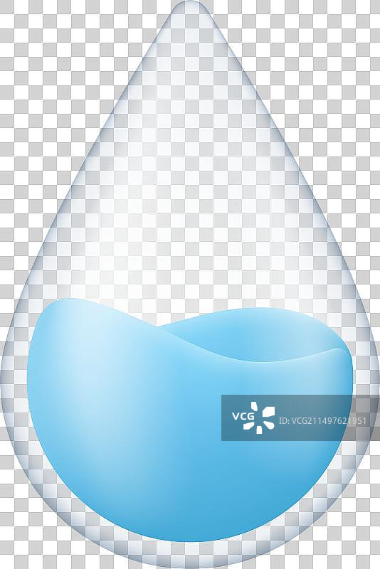 水滴3D图标卡通简约风格图片素材