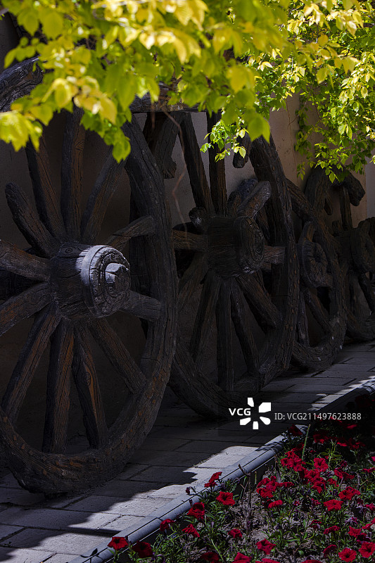 青海云谷川小镇图片素材